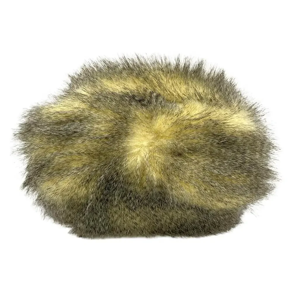 Prada Tote Bag Cream Black Fake Fur Leather - Picture 5 of 8